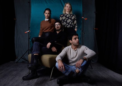 Laia Costa, Nicolas Pesce, Mia Wasikowska e Christopher Abott em Sundance